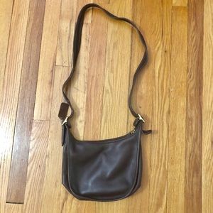 Authentic brown coach satchel